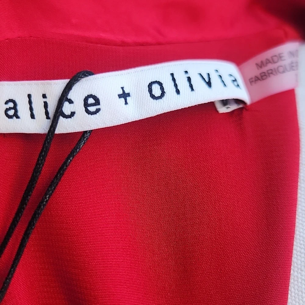 Alice + Olivia Red Mini Dress - Picture 9 of 12